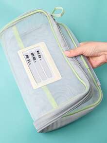 A4学生教师书籍收纳袋大容量文具整理袋文件夹学校办公用品文具袋、文件整理袋、档案整理袋