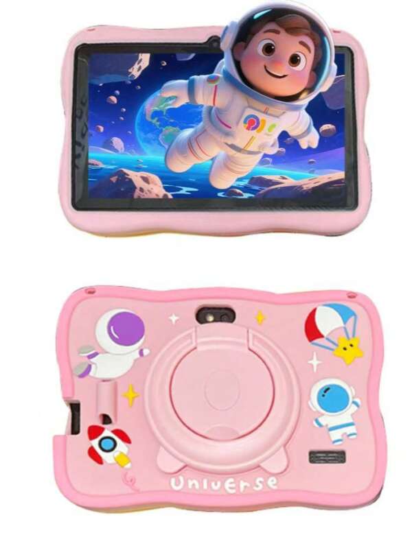 Tableta para niños astronauta, tableta de 7 pulgadas, 1GB RAM+16GB ROM, WiFi 2.4G, cámaras duales 0.3MP+2.0MP, pantalla táctil IPS de 1024*600, protección ocular, control parental, aplicaciones educativas y juegos, tablet educativa, iluminación cultural, caja resistente a golpes, interacción divertida, regalo para niños, regalo de días festivos, regalo del Día del Niño, regalo de cumpleaños, regalo de Año Nuevo, regalo de vuelta a clases.