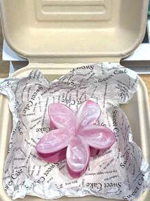 2 pièces set pince à cheveux en acrylique avec fleurs de marguerites tie-dye, style coréen mignon et polyvalent. Accessoires pour cheveux élégants et appropriés pour les photos de vacances à la plage estivale. Pinces à cheveux à fleurs de style bohème