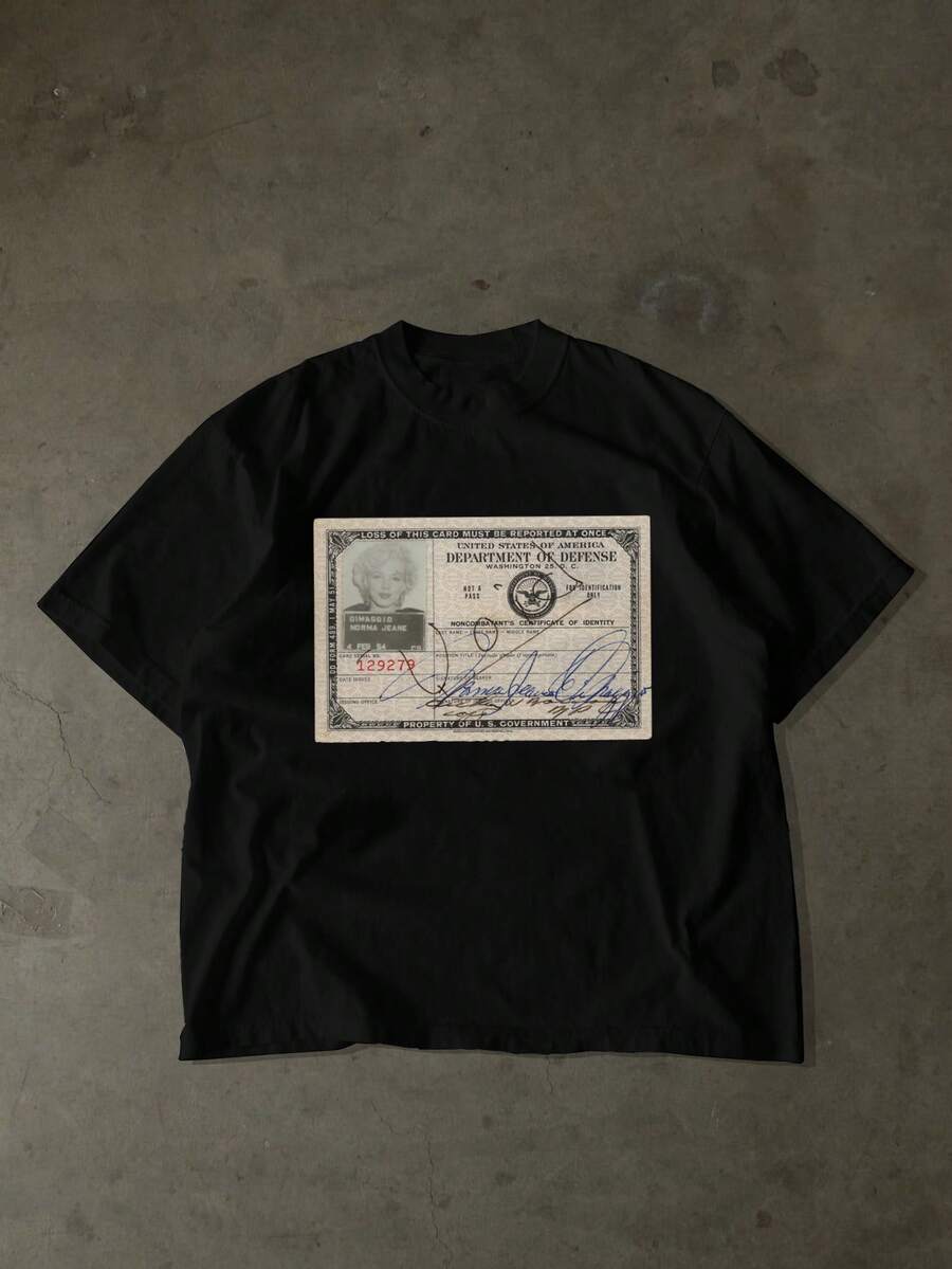 Camiseta nueva de hombre con estampado de dólar, estilo hip hop - Negro - Ver 1
