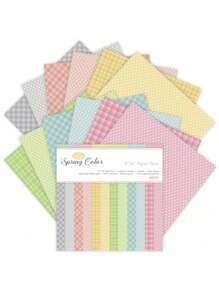 Carta per album fotografici portatili, materiale carta, carta per sfondo album fai-da-te da 6 pollici, monolaterale - set da 12 fogli, forniture scolastiche, ritorno a scuola