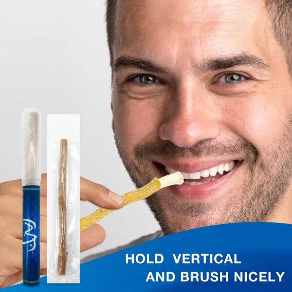 Natural Toothbrush Miswak Portable Travel Toothbrush Traditional Toothbrush Stick Made Of Tree Branches Creative Man Gift