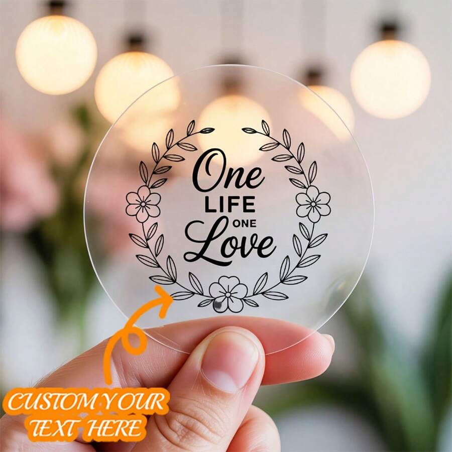 个性化透明标签，适用于婚礼和特殊活动，非常适合邀请函和礼物，多功能密封，可重复使用，速干精美，学校用品，返校