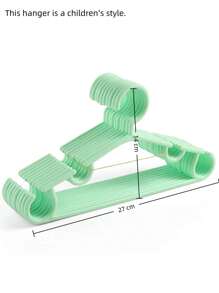 10 szt./zestaw Mini 27x15 cm przenośny wieszak na ubrania dla dzieci/zwierząt, wieszak na ubrania dla małych dzieci, plastikowe wieszaki na ubrania dla dzieci, organizer na ubrania dla dzieci