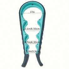 Four In One Anti Slip Bottle Opener, Suitable For Long Nails, Beautiful Women, Easy To Grip Bottle Opener Handle, Comfortable And Durable Plastic Kitchen Tool, Easy To Open Lid Design, Sturdy Structure - 藍色 - 查看 8