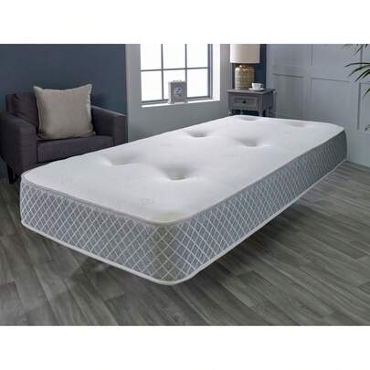 Starlight Beds Nebraska Tufted Hybrid Mattress - Soft Feel, Memory Foam & Spring Support, Hand-Tufted Design For Durability, Cool Touch Quilted Sleep Surface, Comfortable