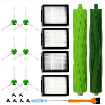 Replacement Filters For IRobot Roomba I1+, I7/I7+, I3+, I4+, I6+, I8+, J7+/Plus, E5, E6, E7 I&E, And J Series Robot Vacuums