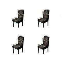 1/4/5/6/7/36 Stücke Halloween Serie Fledermaus Bedruckte Stuhlhussen / Stuhlhussen Set, geeignet für Innenraum Zuhause Restaurant, Hotel Moderne Tägliche Dekoration. Tischdecke geeignet für quadratische Tische, Elastische Stuhlhussen waschbar