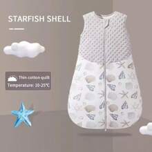 1,5 tog Sac de couchage sans manches douillet et confortable pour bébé et tout-petit. Imprimé de personnage en velours pour le printemps et l'automne