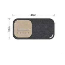 1 peça de painel perfurado de feltro de 40 x 80 cm, suporte de decoração de parede sem moldura, sem necessidade de perfuração, material escolar, volta às aulas