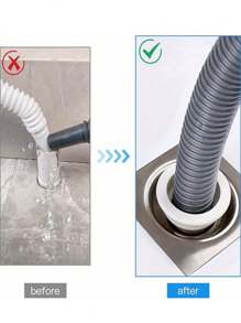 1/2/4pcs Floor Drain Odor-Proof Sealing Plug, Washing Machine Drain Silicone Ring, Drain Deodorizing Sealing Ring, Bathroom Accessories
