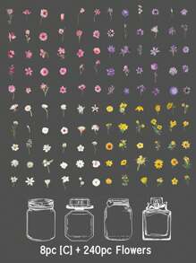 20PCS Botanical Specimen Creative Bookmarks - Clear Bookmarks Handmade DIY Dried Flower Bookmarks - Bookmarks Page Markers - For Students Teachers Classrooms Home Offices Reading Supplies Back To School - Perfect Holiday Gift!