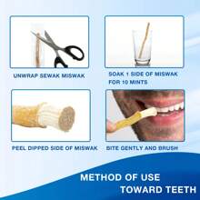 Natural Toothbrush Miswak Portable Travel Toothbrush Traditional Toothbrush Stick Made Of Tree Branches Creative Man Gift