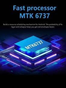 10.1英寸安卓13平板电脑，4GB运行内存+64GB机身存储，MTK 6737四核1.3GHz处理器，高清(1280x800) IPS触控屏，500万像素前置摄像头和1300万像素后置摄像头，6000mAh电池（不含适配器），支持802.11ac Wi-Fi 5 2.4G+5G，蓝牙5.2，GPS，支持阅读和游戏。（不支持SIM卡） - 灰色 - 查看 5