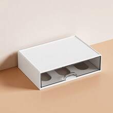 1pc Desktop Storage Box With Drawers, Student Stationery Organizer Pen Holder With Memo Note Holder, Office School Home Desktop Organizer, Makeup Storage Display Case, Table Decor Back To School,Back To School,School Supplies,Bag - White - View 15