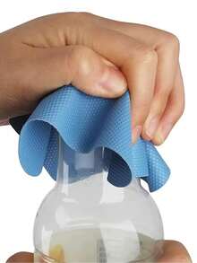 1 件方形橡胶防滑开瓶器厨房工具