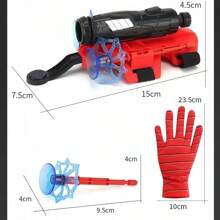 Schleuder Handschuhe, Super Held Web Shooter Kinder, Dual Bildungsspielzeug, Spinnen Handgelenk Spielzeug Kostüm Cosplay Requisiten Geschenk