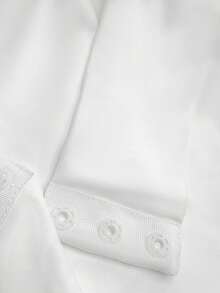 XLLAIS Women's Casual Sleeveless Bodysuit, White High Elasticity Double-Layer Fabric, Minimalist Design, Suitable For All Seasons - White - View 5