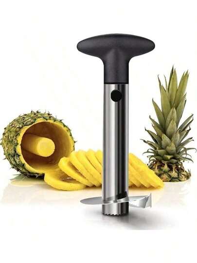 1 Pcs High-Value Stainless Steel Pineapple Corer And Slicer, Two-In-One Peeler And Corer, Kitchen Accessories/Must-Have For Holiday Party Fruit Dishes