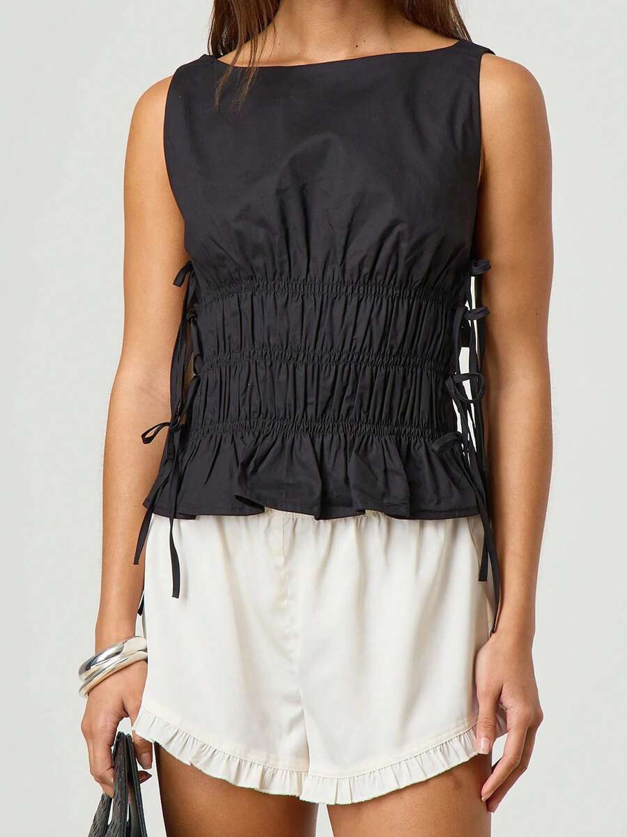 Women Tank Tops & Camis - Black - View 1