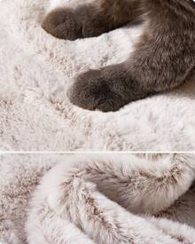 Arbre à Chat, Tour de Jeux, Grand, Doux, Marron et Blanc Ombré/Gris et Blanc Ombré - Marron + blanc - Voir 2