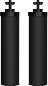 NSF/ANSI 42&372 Certified Water Filter, Replacement For Berkey® BB9-2® Black Filters, ProOne® Or Alexapure® Gravity Water Filter System And King Tank Series, (Pack Of 2) - màu đen - Xem 1
