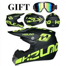 AD 1 szt. kask motocyklowy/terenowy, kask ochronny na rower elektryczny/rower, całoroczna czapka do jazdy górskiej/zjazdowej, unisex