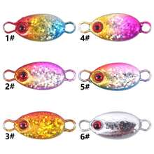 1pc/3pcs/6pcs/12pcs Iron Board Magic Bean Micro Lead Fish Lures - Sharp Hooks, Multi-Functional Fishing Accessories Suitable For Freshwater And Saltwater Fishing - Multicolor - View 2