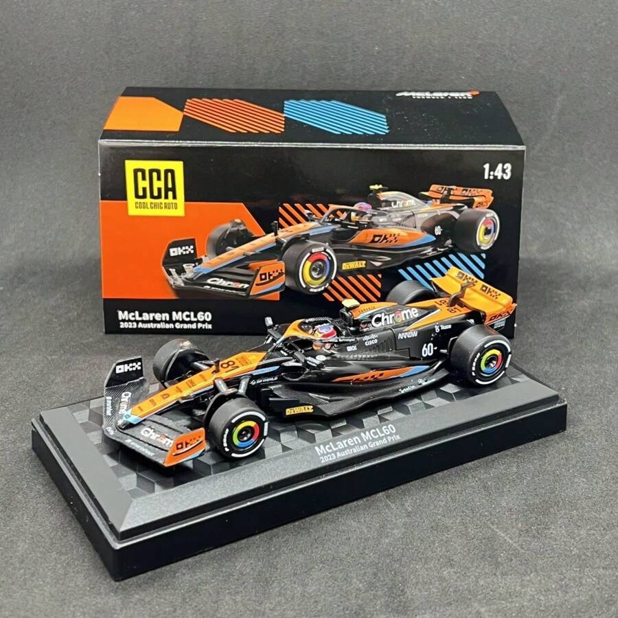 C C A CCA 1:43 Scale MCL60 F1 Racing Model, Australian Grand Prix Commemorative Edition, Model Lovers Collection Ornaments, Birthday Gifts For Adults