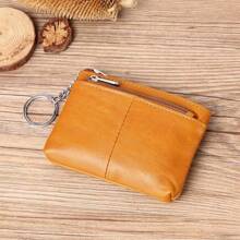 Minimalist Japanese Style Waterproof Mini Coin Purse Suitable For Students Men & Women Holds Keys Earphones Cards Leather Coin Pouch For Women Wallet Mini Wallet Purse Wallet Coin Wallet