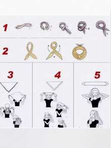 1 件女士时尚佩斯利印花 53*53 厘米香蕉多用途围巾，适合日常穿着，四季使用 - 灰色 - 查看 5