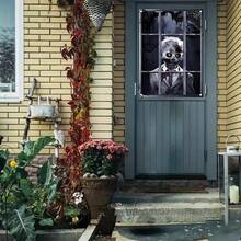 1pc 2D Halloween Horror Ghost Window Banner, Male/Female Ghost Pattern Design, Suitable For Halloween Parties, Front Door Decoration, Party Decorations, Day Of The Dead - Halloween Atmosphere Decoration, Indoor And Outdoor Use, Festival Decoration - Multicolor - View 9
