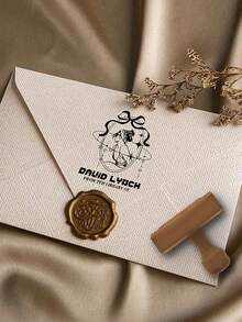 定制婚礼压花印章 | 个性化纸质压花工具 - 雕刻姓名、日期和标志 | 非常适合邀请函、礼品和 DIY 工艺学校用品、返校 - 卡其色 - 查看 6