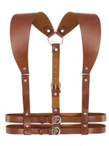 Women Harness Belt Pu Leather Suspenders For Women Bondage Body Harness Corset Goth Fetish Clothing Exotic Accessories - A - View 11