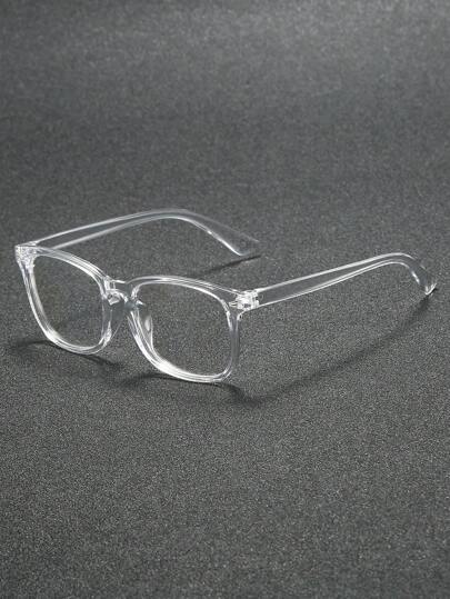 1 Stück Herren klassische ästhetische modern einfache Brille für den täglichen Gebrauch, Büro, Lesen, Urlaub, Geschenk, Outdoor, Reisen, Dekoration und Computer, Lesen, Gaming, TV, Handy