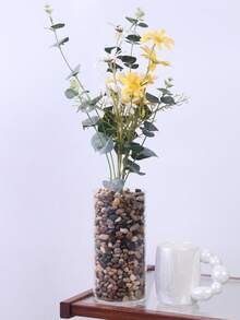 Colorful Decorative Pebbles Suitable For Gardens And Homes -0.3-3 Cm, Multi-Color Stones (White, Black, Yellow, Gray, Purple, Blue, Green) Suitable For Indoor Plants, Outdoor Landscapes, And Holiday Decorations - Perfect For Terraces, Potted Plants, Bathrooms, Aquariums, And Micro Landscapes, Holiday Decorations | Natural Appearance | Beauty, Garden Decorations