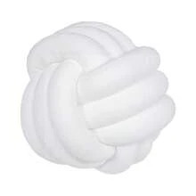 1 peça de almofada decorativa redonda com nó, almofada de bola de pelúcia feita à mão para decoração de sofá de quarto e casa