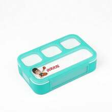 1pc Bento Box With 3 Compartments, Suitable For Students,School Supplies