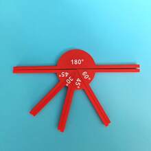 1 Set Of Mathematics Learning Tools - Angle Measurement Instrument, Geometric Angle Display Tool, Plastic Material, Suitable For Children's Angle Recognition Educational Tools | Sturdy , School Supplies,Back To School