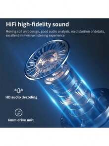 原装 M19 蓝牙耳机带 LED 显示屏智能触控耳机无线入耳式运动游戏耳机 - 彩色 - 查看 4