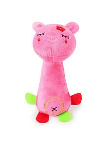 Engaging Squeaky Plush Dog Toy - Perfect For Medium Dogs' Dental Health, Interactive & Comfortable Play, Animal Design - Multicolor - View 11