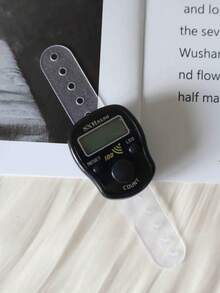 1pc Resettable 5-Digit Electronic Finger Counter With Digital Display, Suitable For Sports, Training, Muslim Rosary And Tasbih Bracelet Prayer Ring Counter - Multicolor - View 11