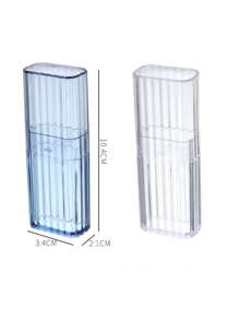 Cutie de călătorie pentru scobitori, cutii de curățare pentru bețișoare, cutii de organizare pentru depozitare, transportatori mici, recipient din plastic, tampoane simple, suport pentru scobitori, cutii de curățare pentru bețișoare, cutie de depozitare pentru călătorie, recipient transparent mic pentru depozitarea articolelor mici