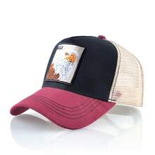 KKISSBAOBEI Unisex Eagle Embroidered Trucker Hat With Patchwork, Suitable For Daily Casual Sports Use - Multicolor - View 20