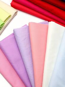 1pc Solid Color High Gram Weight Polyester Fabric, For Quilting, Sewing, DIY Crafts, Scrapbooking, Handmade Projects, Sewing Fabric - Multicolor - View 4