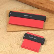 Basics Juego de medidores de contorno de 12.y 25.4, dimensiones de la versión de 25.4: 26 x 13 x 2; Dimensiones de la versión de 12.: 12.x 13 x 2 (largo x ancho x alto) - 1 - Ver 4