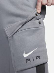 Nike Air Mens Overhead Tracksuit Full Set Panel Hoodie Pullover Sweatshirt Joggers - 灰色 - 查看 7