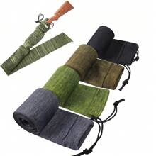 1 Stück, 54 x 4 Zoll dehnbare gestrickte Gewehrsocken, geeignet für Gewehre/Schrotflinten, mit Kordelzugverschluss, für Jagd, Schießen, Rost- und feuchtigkeitsgeschützt
