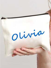 Bolso de playa personalizado para dama de honor - Bolso de lona personalizable, nombre imprimible, excelente para bodas, fiestas nupciales y viajes - Marfil, bolso de regalo de novia de playa, bolso de regalo de dama de honor, fiesta de cóctel/despedida de soltera, regalo personalizado para Navidad/Año Nuevo/Día de San Valentín, bolso de mujer, encanto de Año Nuevo - Multicolor - Ver 7