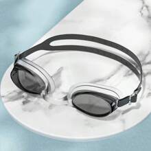 1 pieza Gafas de natación para adultos, Gafas de natación de silicona, Gafas de natación profesionales impermeables y antivaho para hombres y mujeres, Artículos esenciales de playa, Accesorios de playa, Flotador de piscina